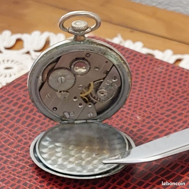 Montre Gousset Ancienne BILAT - Mécanique Manuelle - Plaqué Or - Chronomètre - Pour Homme