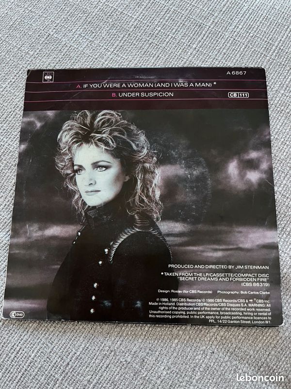 45T Bonnie Tyler (image 2)