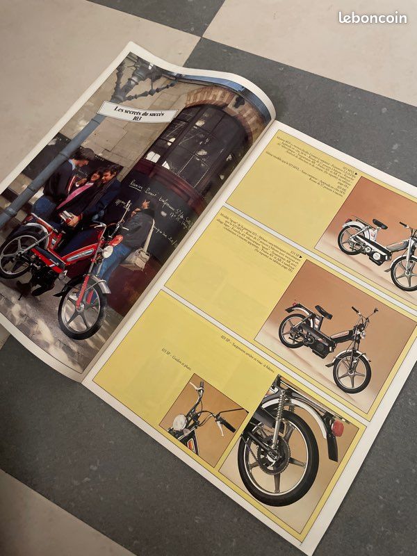Revue publicitaire Peugeot 1983 moto mobylette motorisé (image 2)