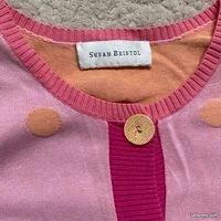 Vintage Susan Bristol gilet femmes taille moyenne des années 90 lin