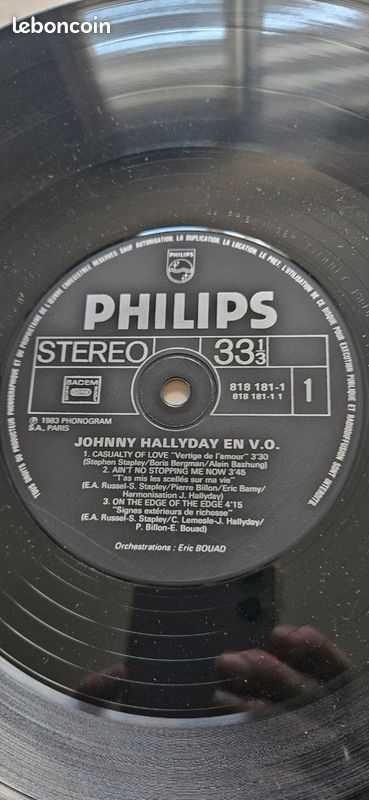 Vinyles 33 tours johnny hallyday (image 6)
