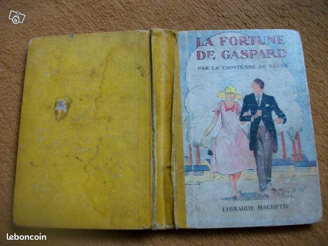 Livre de 1931 La Fortune de Gaspard (image 1)