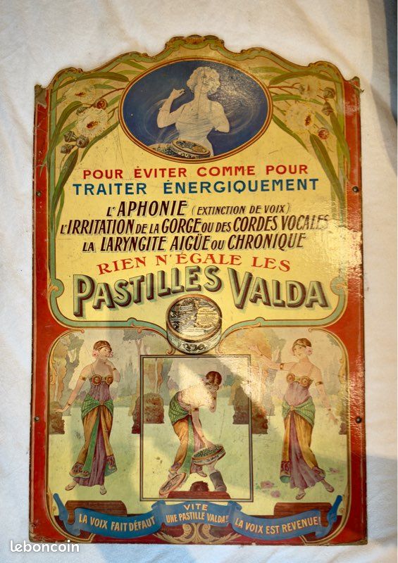 Affiche ancienne pastilles valda (image 1)