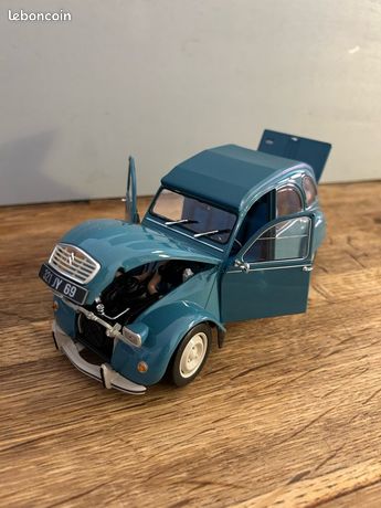 Modèle Réduit NOREV 1:18 Citroën 2CV6 Club 1982 - Couleur Vert Jade, Neuf En Boîte