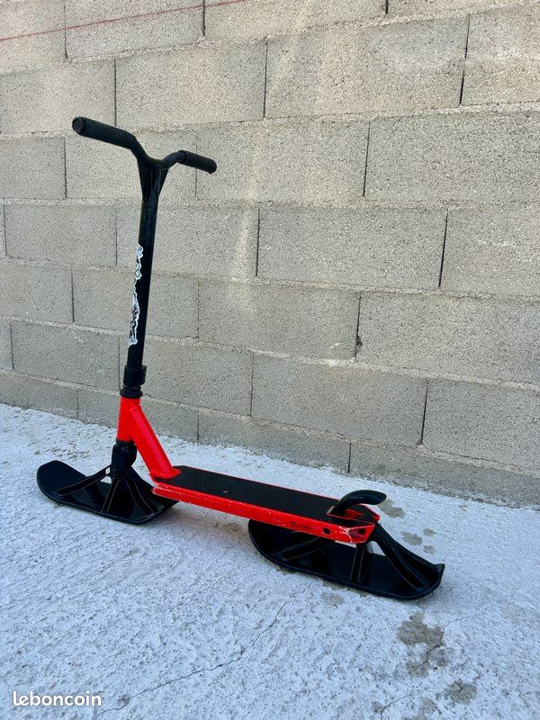 Trottinette Oxelo MF ONE + kit neige SnowPad + roues – 2 en 1 (image 7)