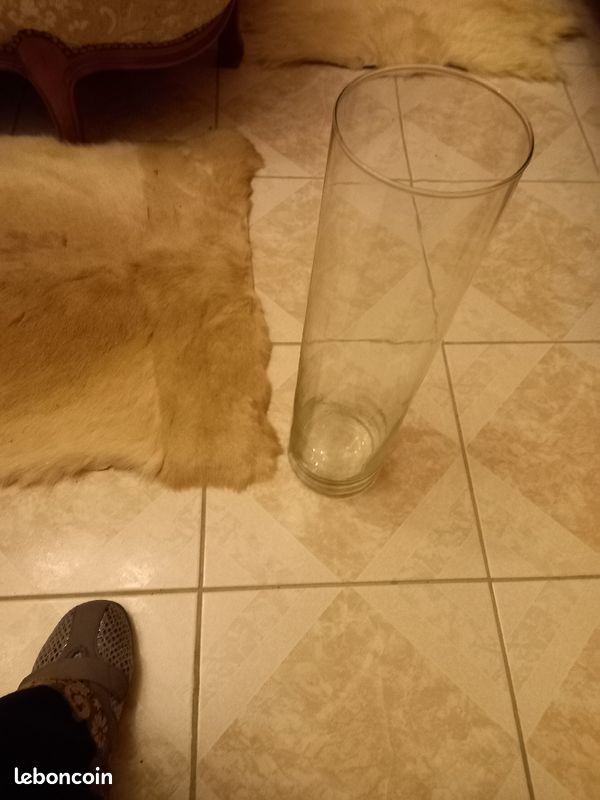 Vase haut tout en verre (image 1)