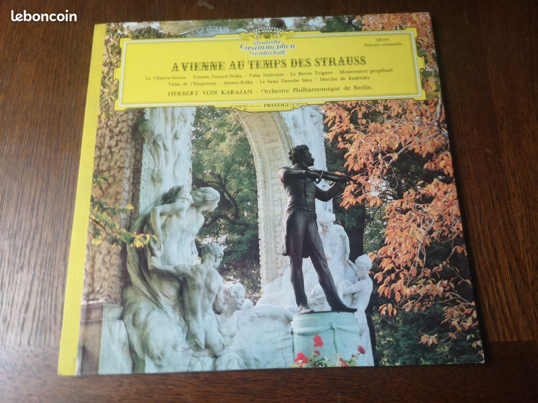 A VIENNE AU TEMPS DES STRAUSS vol 1 vinyle 33 tours (image 1)