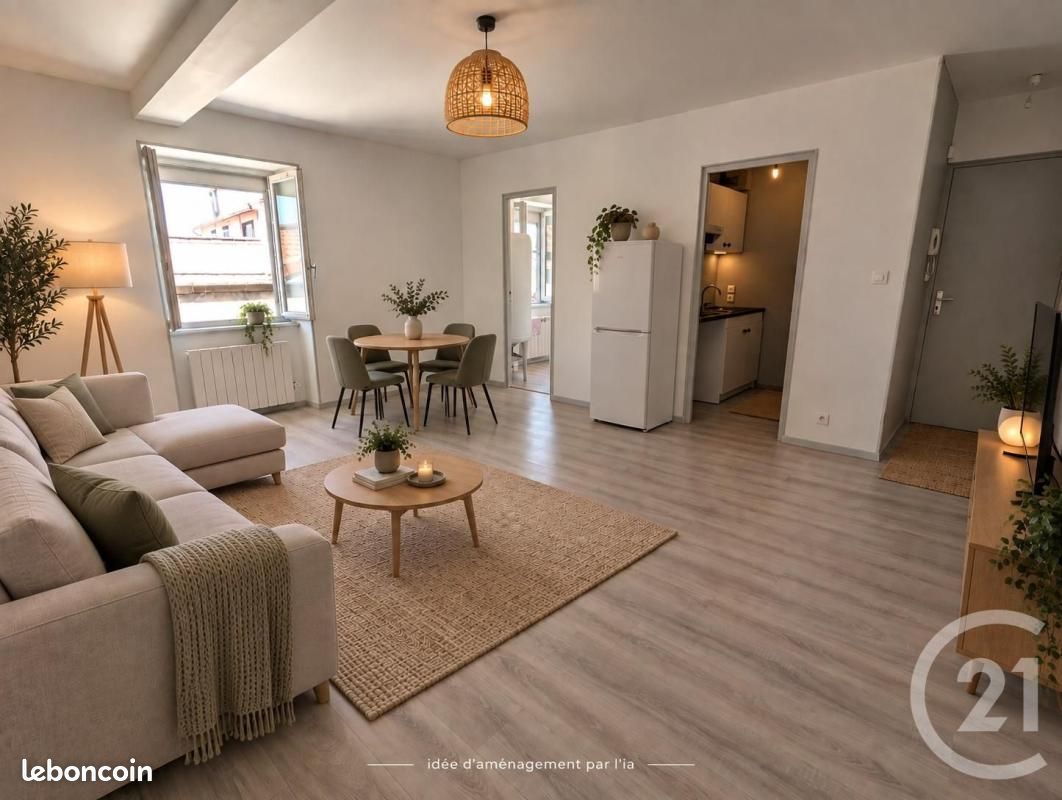 Appartement 2 pièces 45 m² · à Riom · 45 m² · 517 €/mois