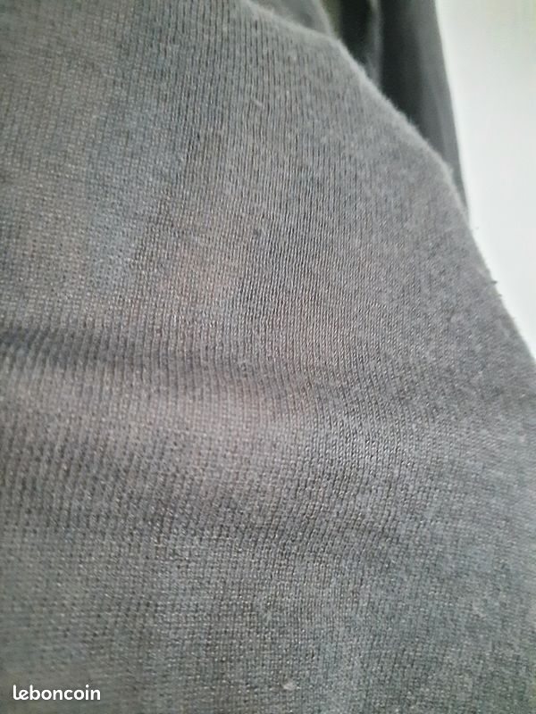 Gilet Cotelac Gris En Laine Soie - Taille 36 (1), Occasion En Très Bon état