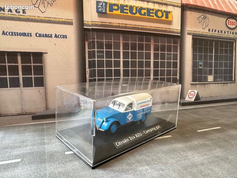 Citroën 2 cv AZU - Camping gaz miniature 1/43 (image 3)