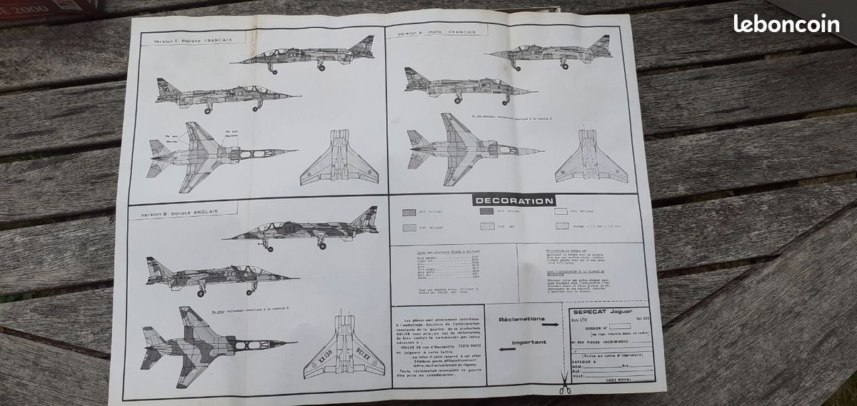 Maquette Jaguar 1/72 - Modélisme