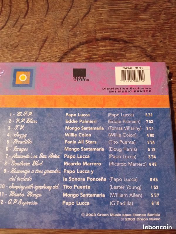 Cd salsa légende best if latin jazz (image 2)
