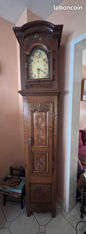 Horloge ancienne style comtoise (image 1)
