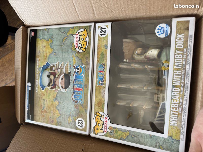 Figurine Funko Pop Barbe Blanche Avec Moby Dick - One Piece - Neuve