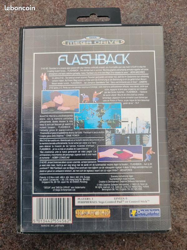 Flashback en boîte - MD - Jeu Occasion Pas Cher