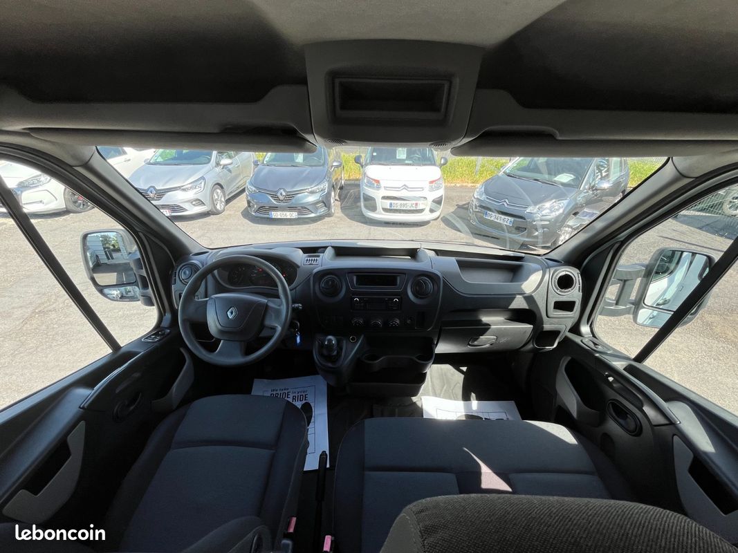 Renault MASTER III BENNE CABINE RALLONGER PLATEAU L3H1 3,5t 2.3 DCI 130CV 7 PLACES (122 000 KMS ) MOTEUR A CHAINE TVA RECUPERABLE (image 8)