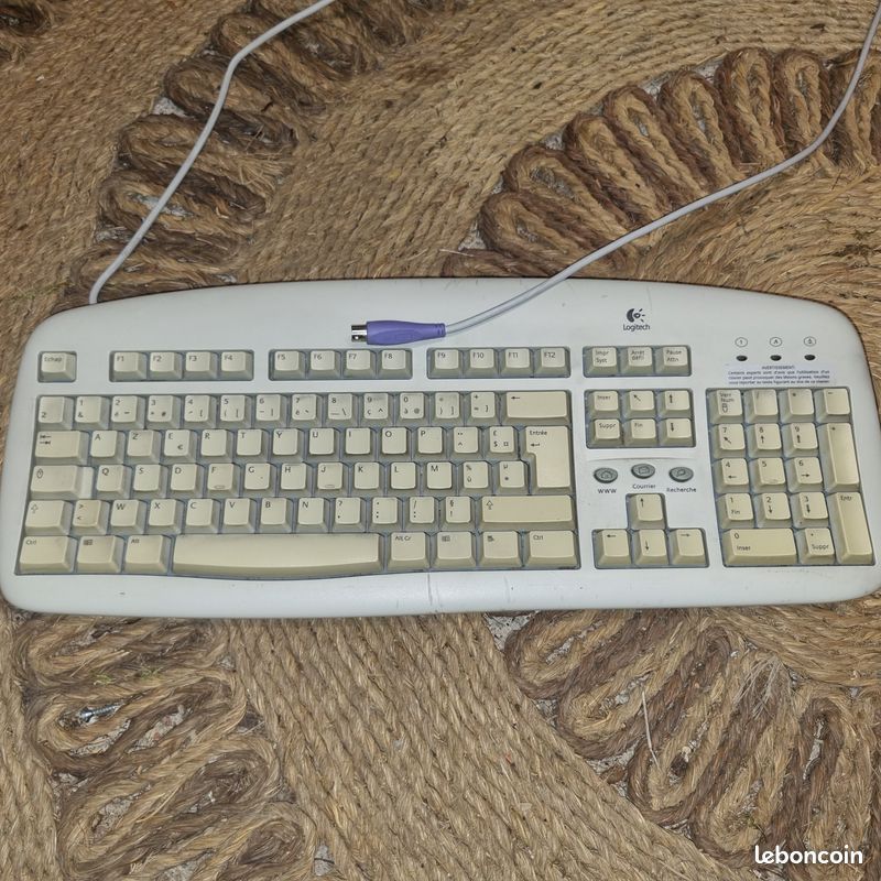 Clavier Vintage Darwin SKR-2033 Des Années 90 – Connexion PS/2