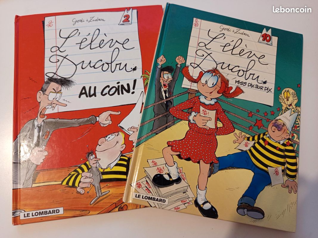 Lot 2 BD Ducobu Tomes 2 et 10 (image 1)
