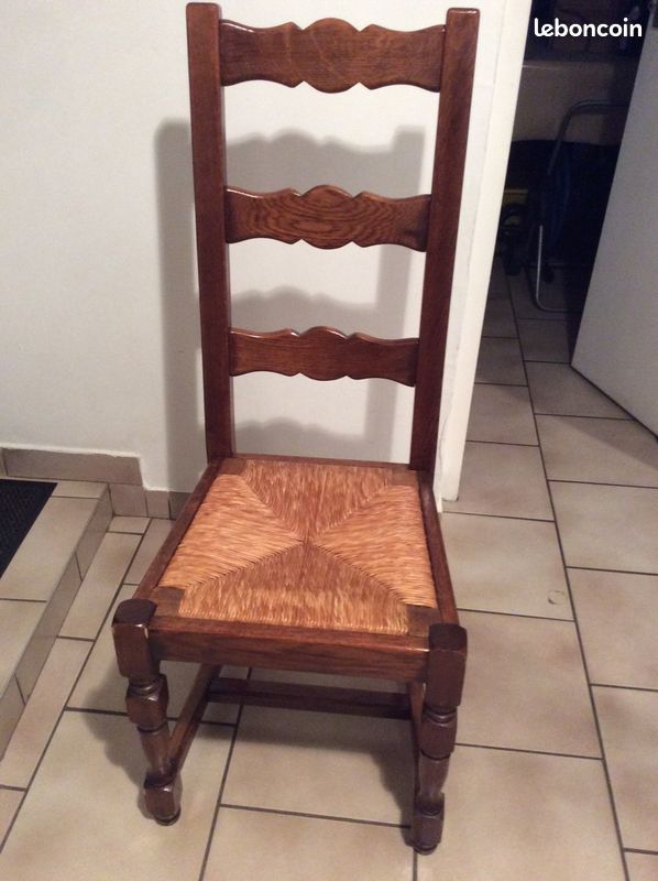 6 chaises en chene (image 1)
