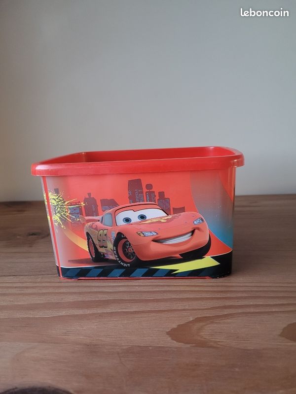 Caisse De Rangement En Plastique Flash McQueen – Occasion, Pour Enfants