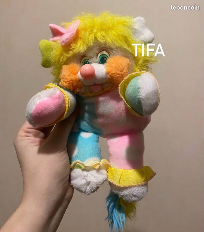 Peluche Popples clown Carnaval année 1988 - 11338