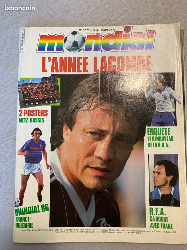 Magazine MONDIAL Décembre 1986 N81 - Tigana, Football France Vintage