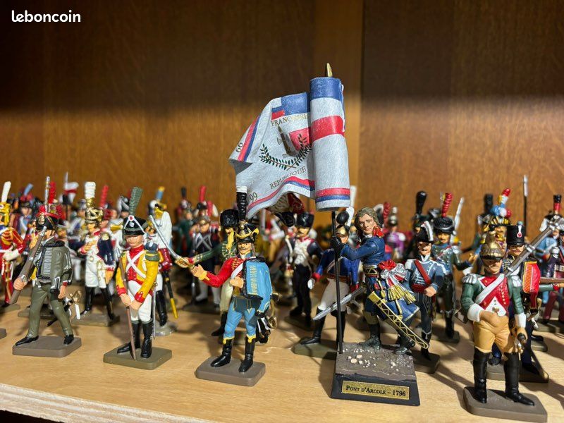Lot De 7 Soldats De Plomb Starlux - Napoléon Officier De Marine, Occasion