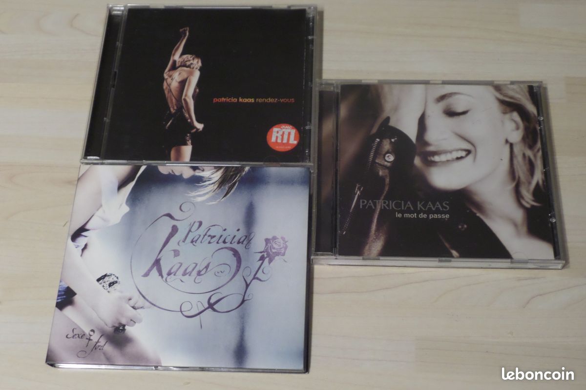 Lot cd Patricia Kaas : Sexe Port / Le Mot de Passe / Rendez Vous - CD -  Musique