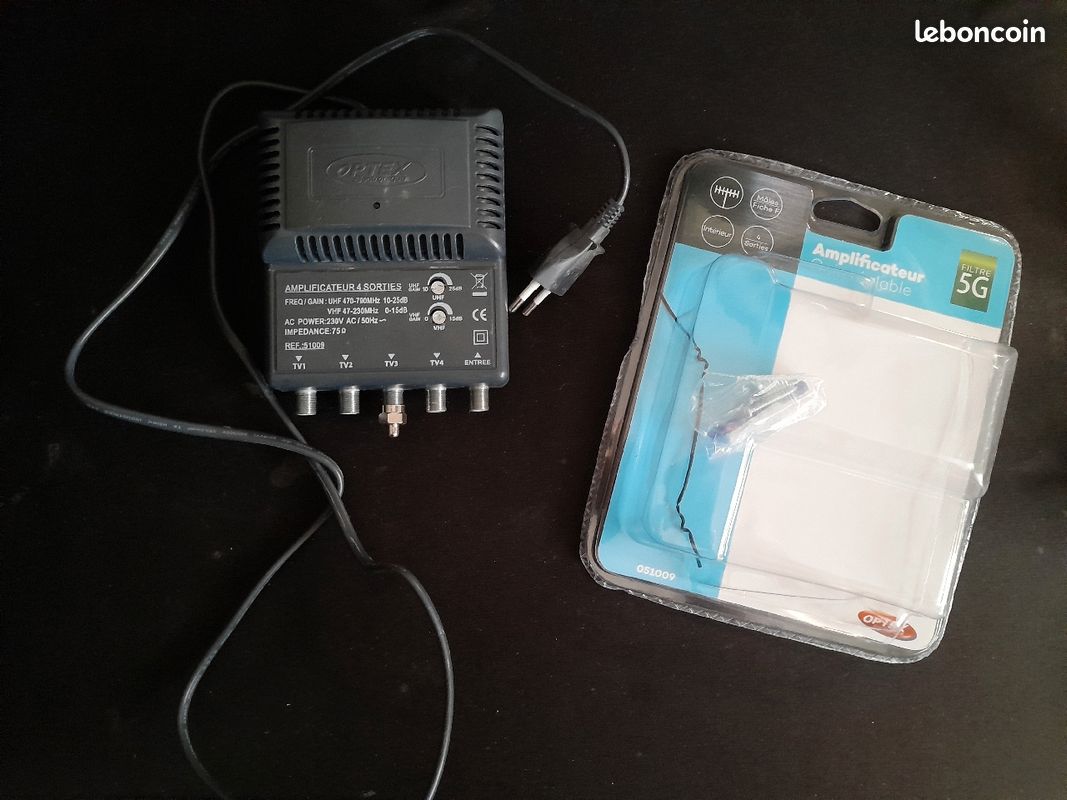 Amplificateur tv gain réglage (image 1)