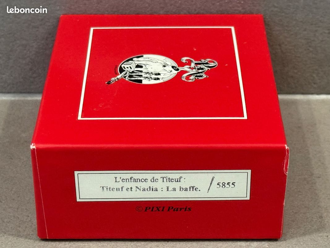 Figurine Titeuf Pixi Numérotée 156/1500, Nadia Et La Baffe, édition Limitée, Plomb