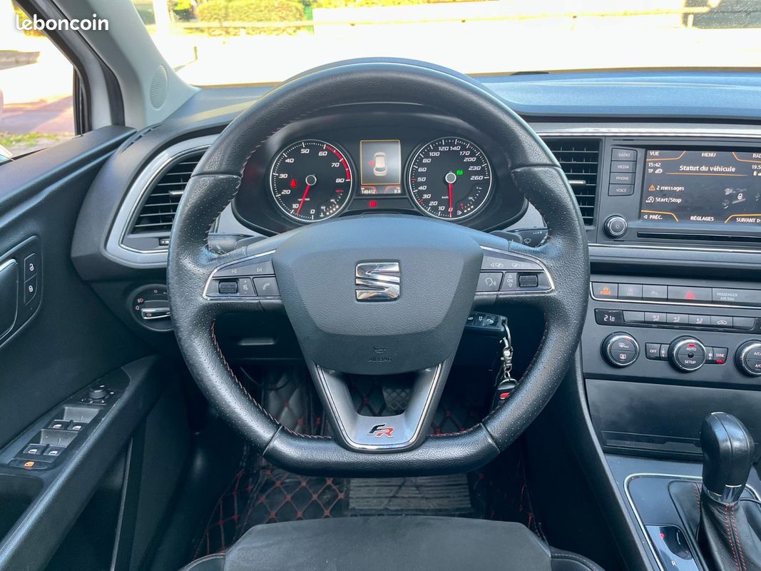 SEAT LEON 1.8 TFSI 180 Start/Stop FR DSG7 / TOIT OUVRANT / FULL ENTRETIENT / FULL LED / JANTES 18 (image 15)