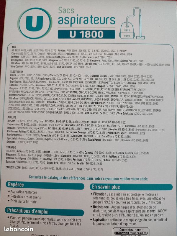 Aspirateur philips d'occasion - Annonces Electromenager leboncoin