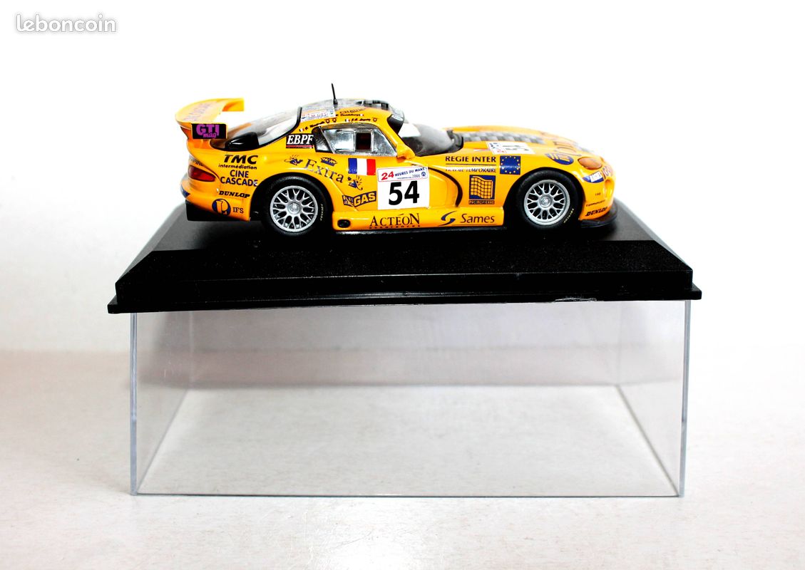 CHRYSLER VIPER GTS R n° 54 BELMONDO RACING LE MANS 1999 DECAL PROV.MOULAGE