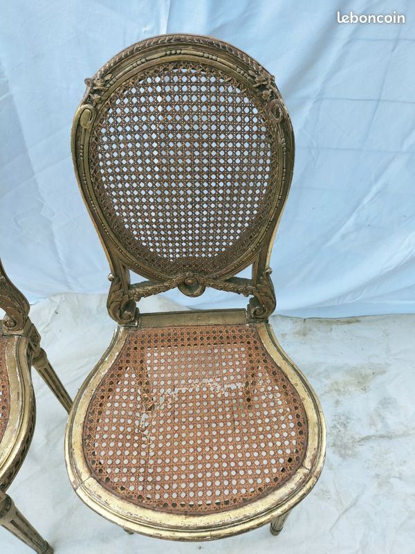 Paire de chaises médaillon (image 4)