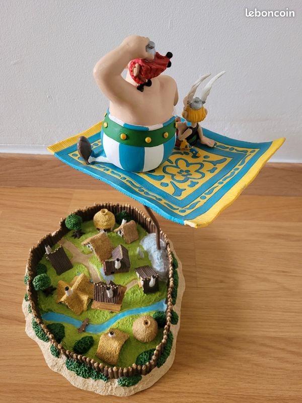 Figurine Atlas – Scène Du Tapis Volant Astérix Et Obélix – Édition Collector