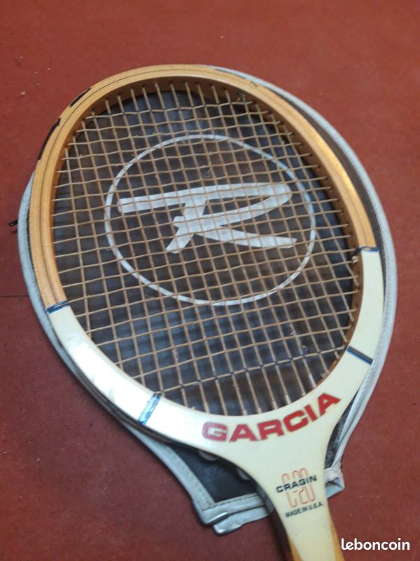 VINTAGE GARCIA X-15 METAL TENNIS RACQUET. ANTIQUE / DISPLAY