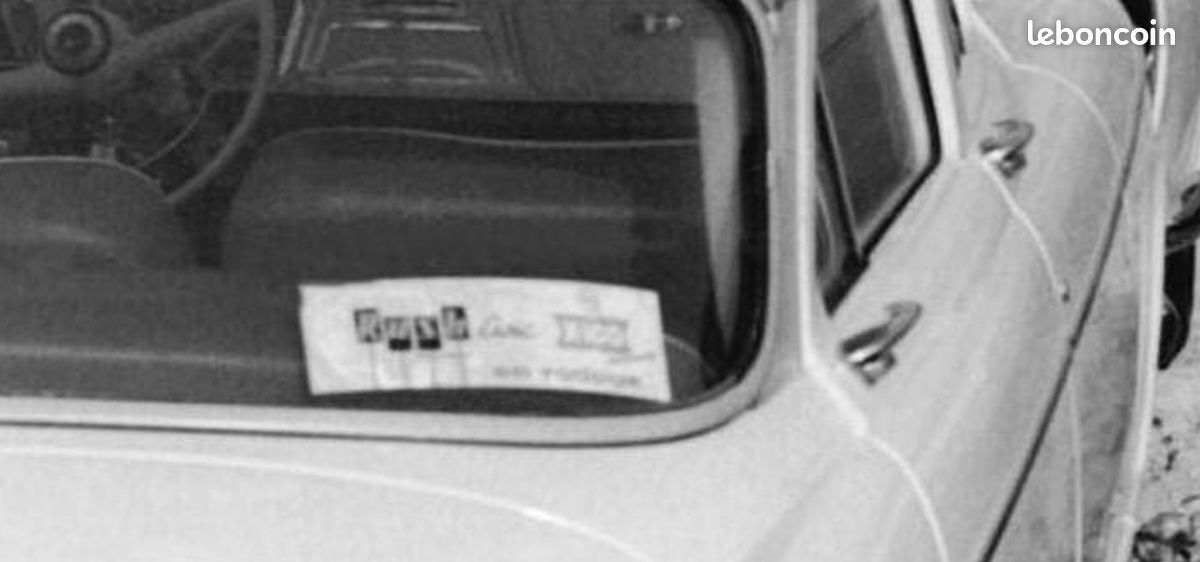 Autocollant Simca Aronde P60 moteur Rush (image 3)