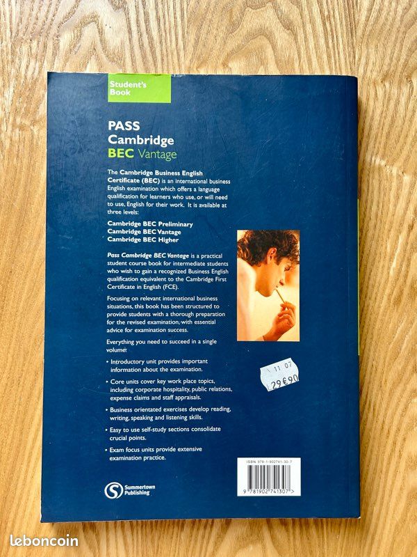 Livre de cours PASS Cambridge BEC Vantage (image 2)