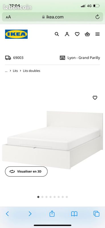 Lit 2 places IKEA (image 2)