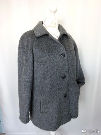 Manteau Femme WEINBERG PARIS En Lama De Luxe - Taille L, Couleur Beige - Occasion Très Bon état