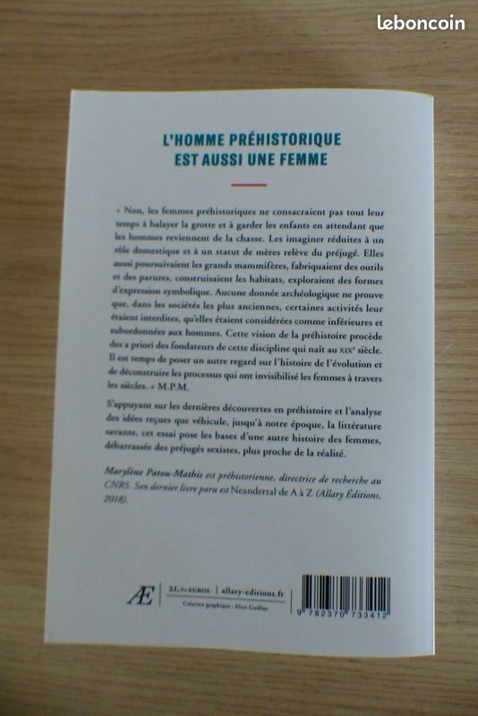 L'homme préhistorique est aussi une femme de Marylène Patou (image 2)
