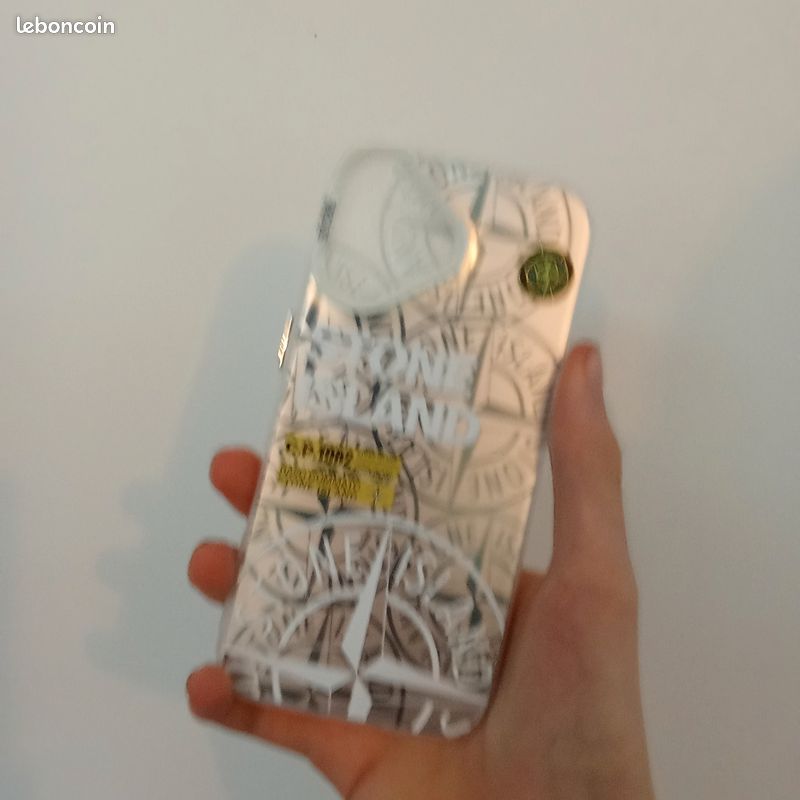 Coque / Case Stone Island iPhone 13 Neuve Blanche Qualité prémium