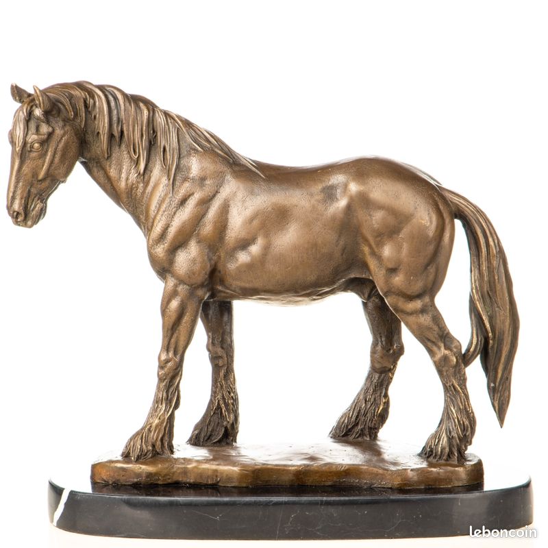 Statue en bronze Napoléon sur son cheval 18 cm