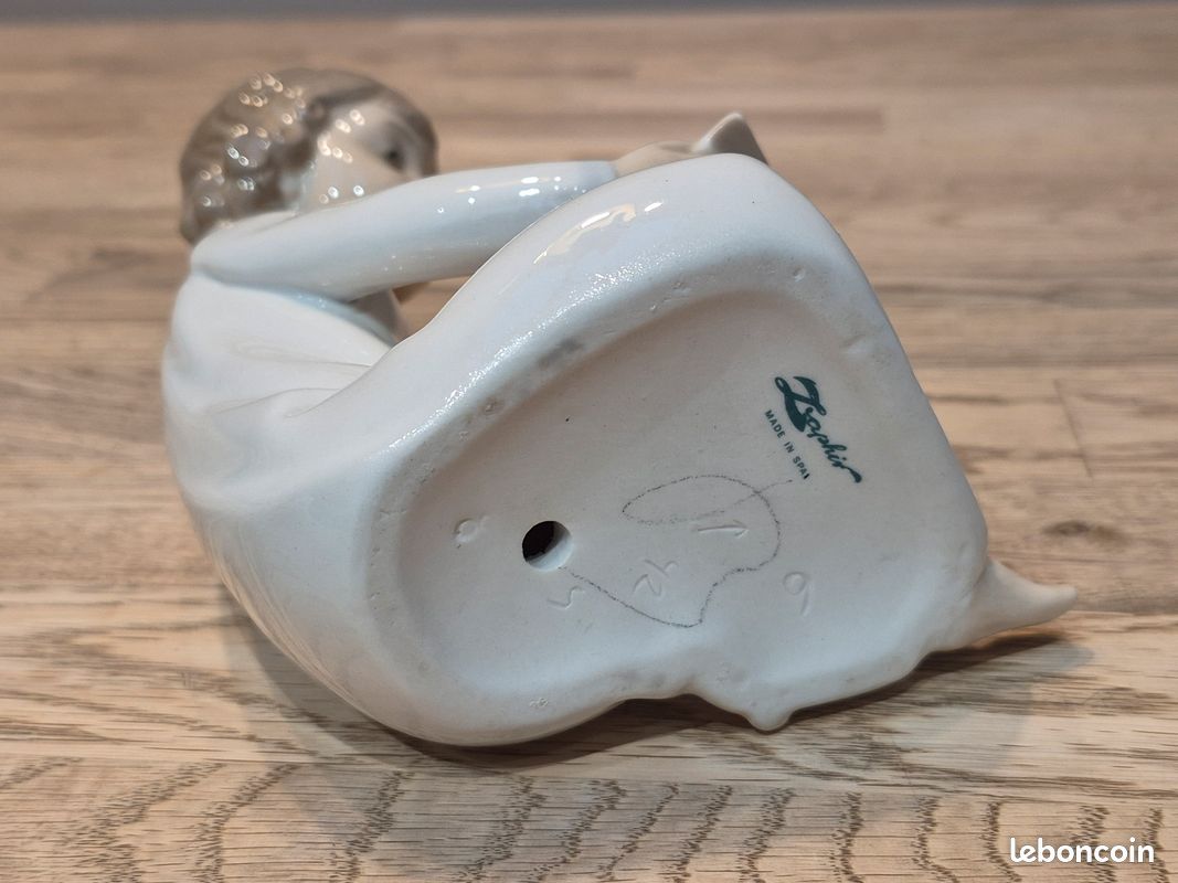Poupée Ancienne En Latex LANCO Espagne - Enfant En Prière, 16 Cm - Années 1970