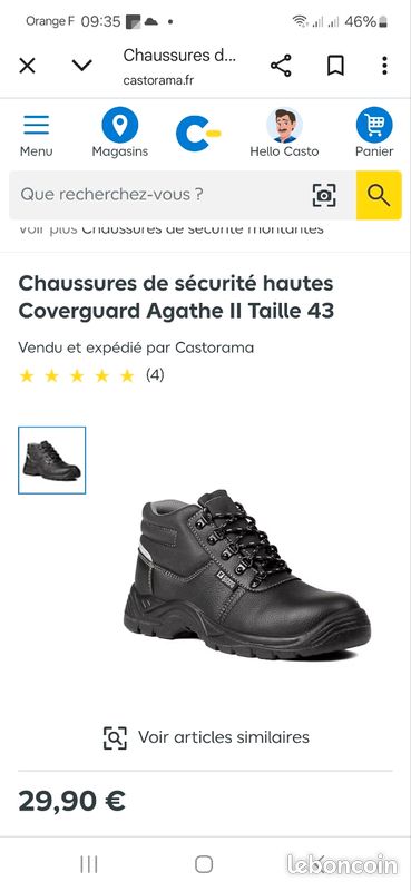Chaussures sécurité Chaussures