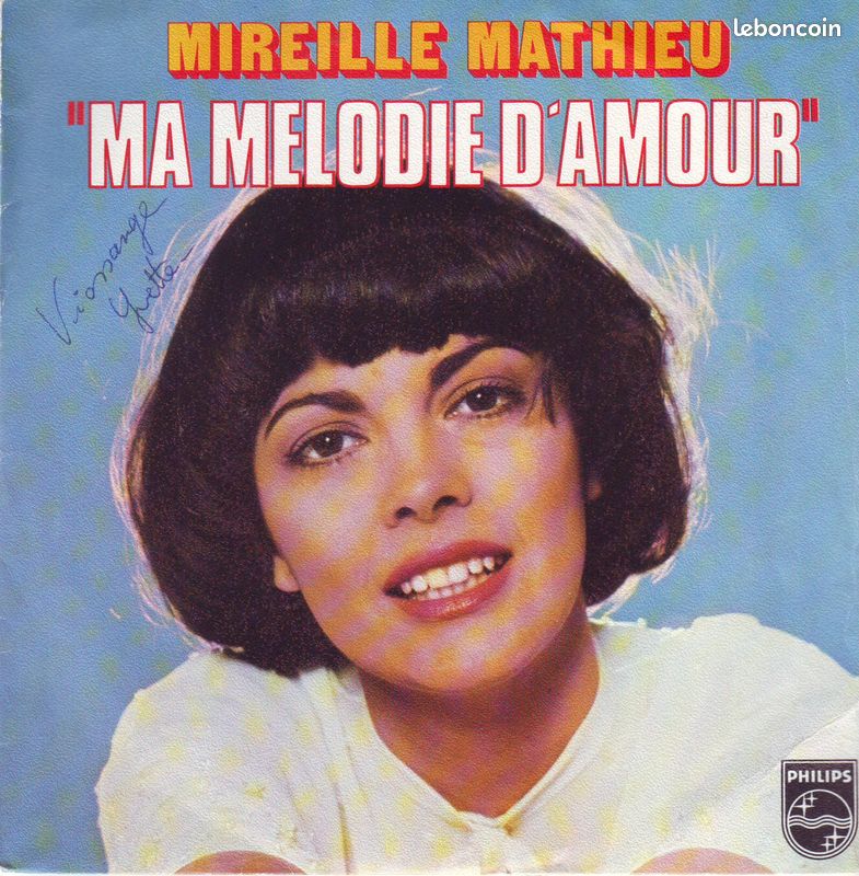 Mireille Mathieu, ma mélodie d'amour ( vinyl 45 tours ) (image 1)