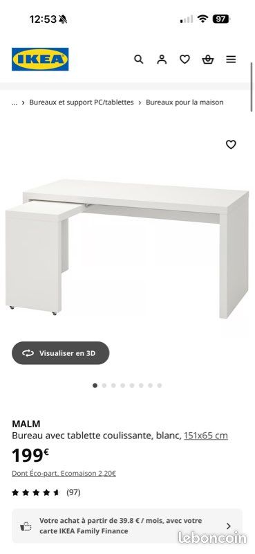 Bureau Ikea (image 2)