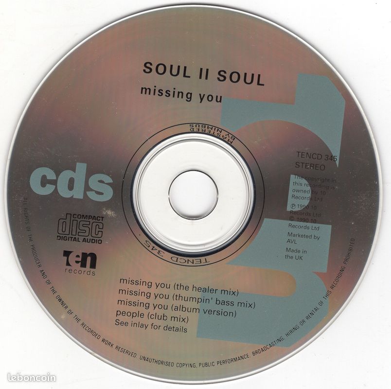 CD "SOUL" Missing You (image 3)