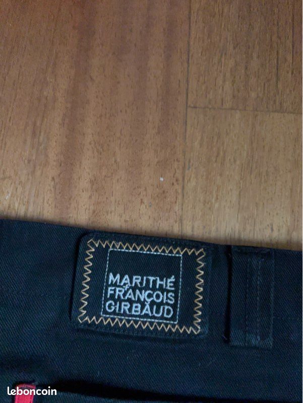 Robe Noire Marithé François Girbaud Avec Jupon - Taille XS, Neuve Avec étiquettes, Coton Rami