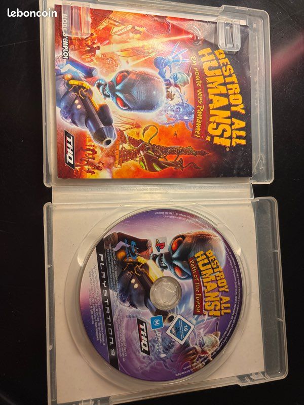 Jeu PS3 Destroy All Humans! En Route Vers Paname! - Complet PAL
